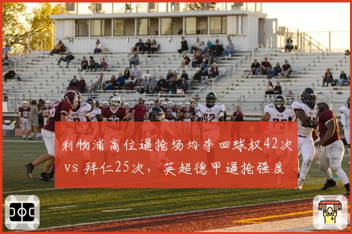 利物浦高位逼抢场均夺回球权42次 vs 拜仁25次,英超德甲逼抢强度对比悬殊